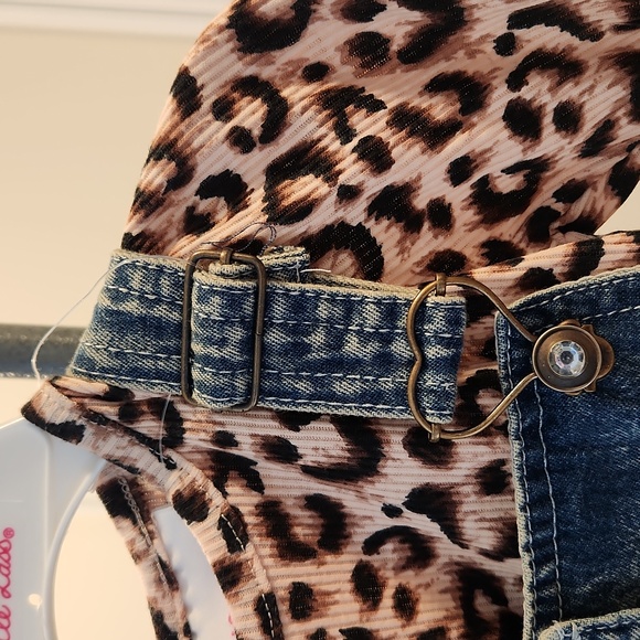 2 PC Jumper Set. Kitty Cat Denim & Animal Print Set. NWT Mix n Match Style! - Picture 10 of 16